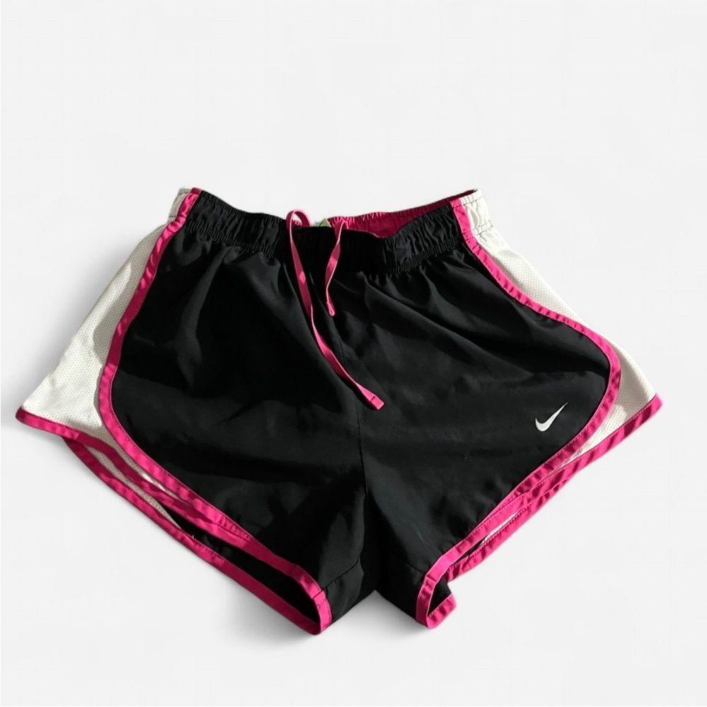 Nike Dri-Fit Women's Tempo Shorts Black / White Vivid Pink #running